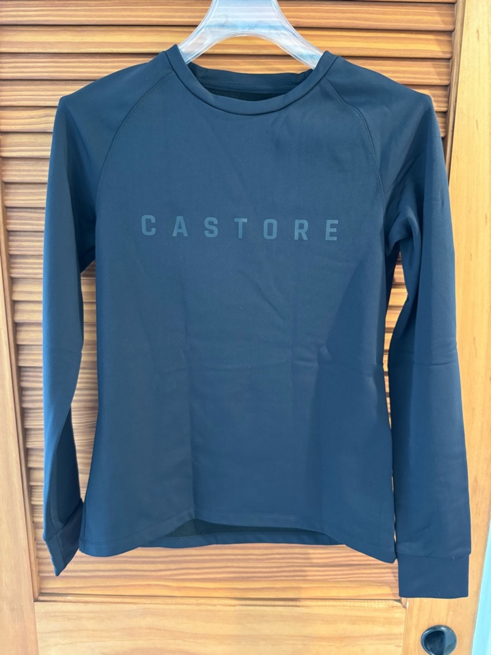 CASTORE Long Sleeve Pullover Scuba Crew in Black